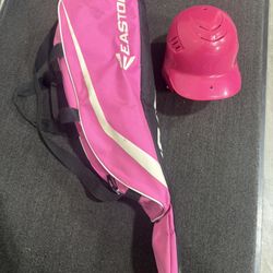 Softball Bag And Helmet $5 