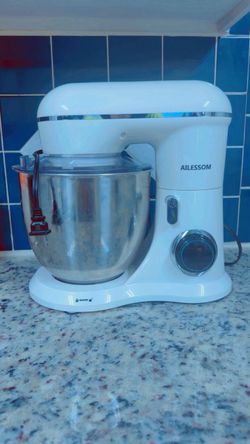 Electric Stand Mixer 660W Tilt-Head Kitchen Household Mixer 6.5QT 10-Speed food mixer with Dishwasher-Safe 304 Stainless Steel Bowl 3-IN-1 Stand Mixer
