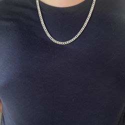 5mm Silver Cuban Link Chain