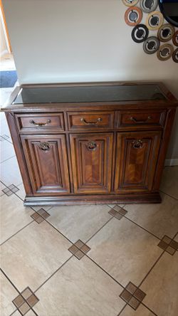 Buffet table