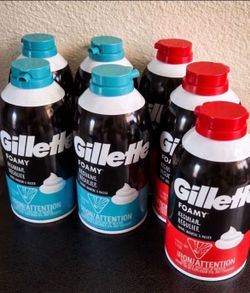 Gillette shaving cream