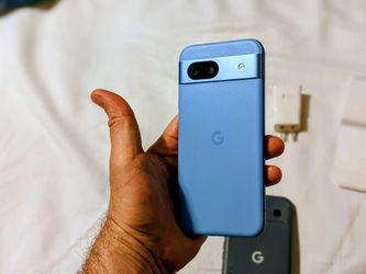 Unlocked Pixel 8a blue - great condition