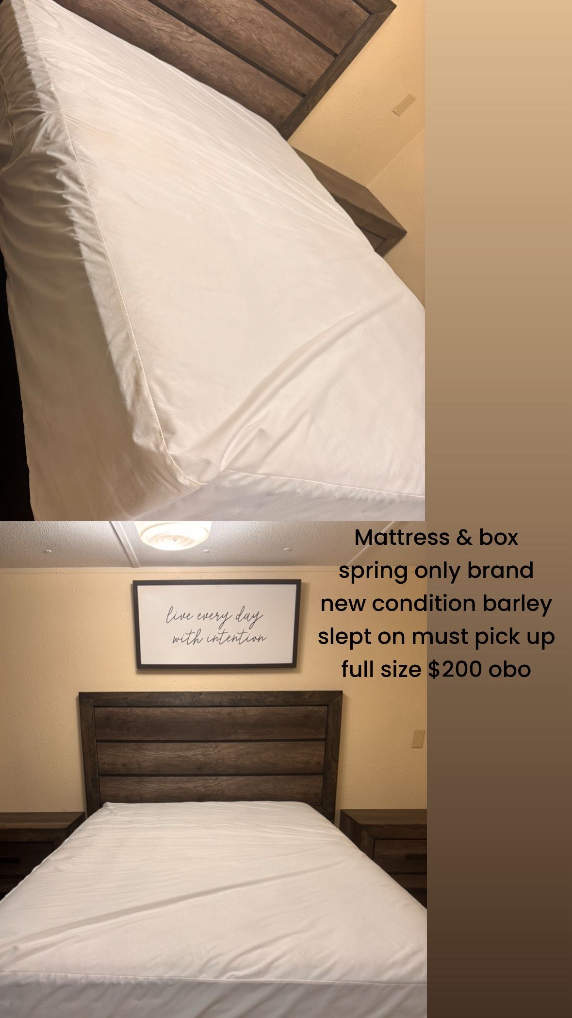 full Mattress And Box Spring
