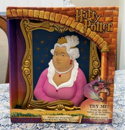 Vintage 2001 Harry Potter Fat Lady Talking Portrait Animated Room Alarm - BRAND NEW!