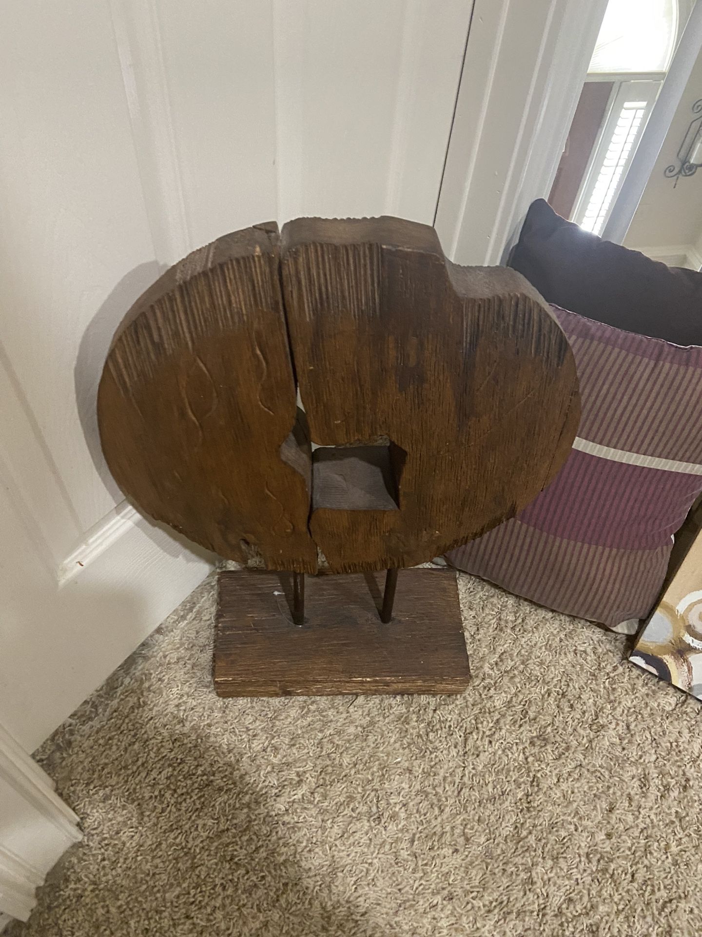 Brown Wood Art Piece