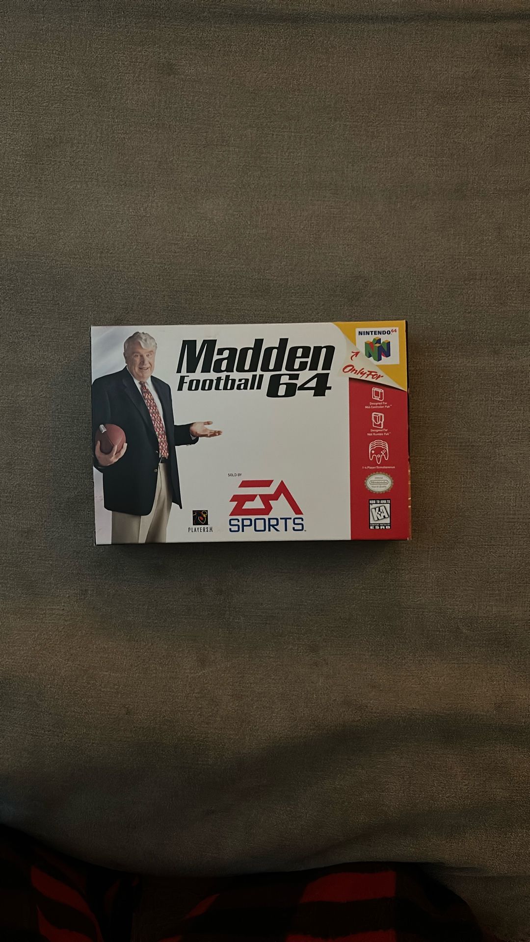 Madden Football 64 Mint For N64 In Box