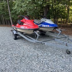 2 Kawasaki Jet Skis 