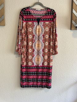Studio One Boho Plus Size Dress 