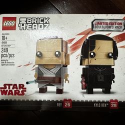 Lego Brick Headz Rey And Kylo Ren Limited Edition Collectors Pack