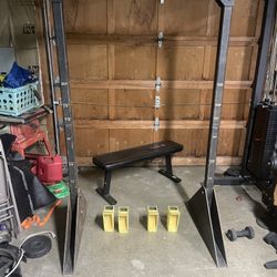 Squat Rack And Bench 