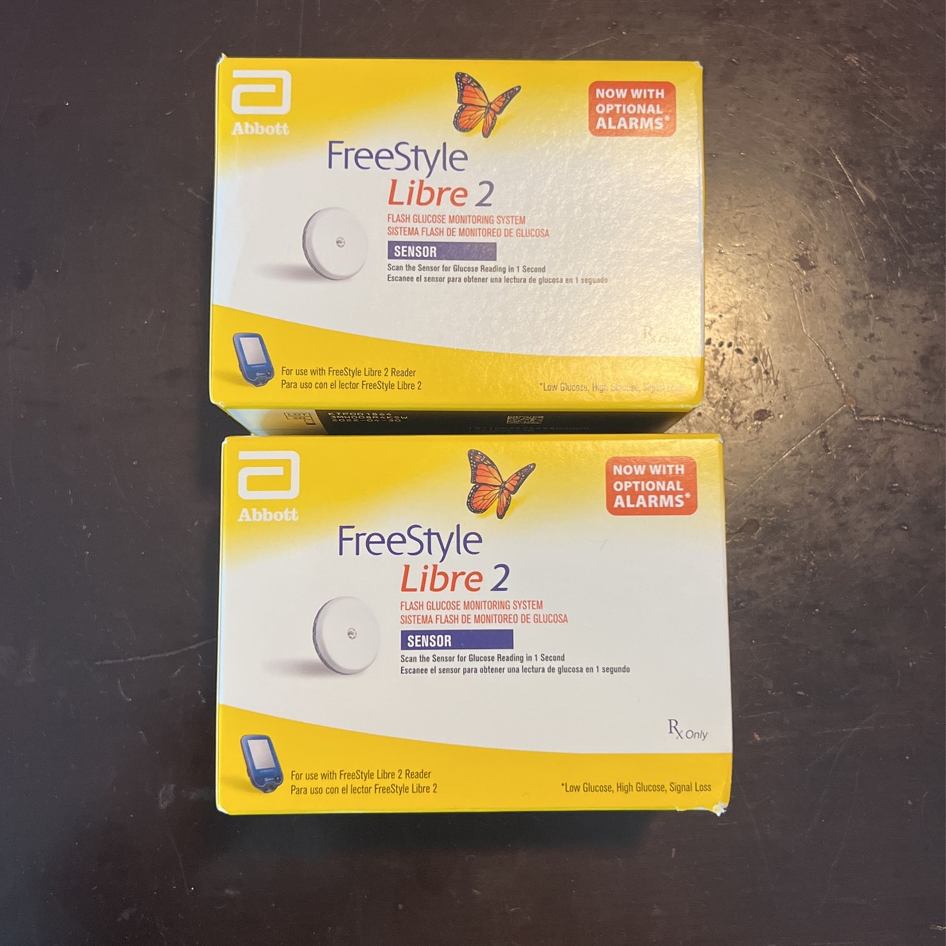Two “Freestyle Libre 2” Glucose Monitoring Sensors. Exp 4/30. $110 For both.