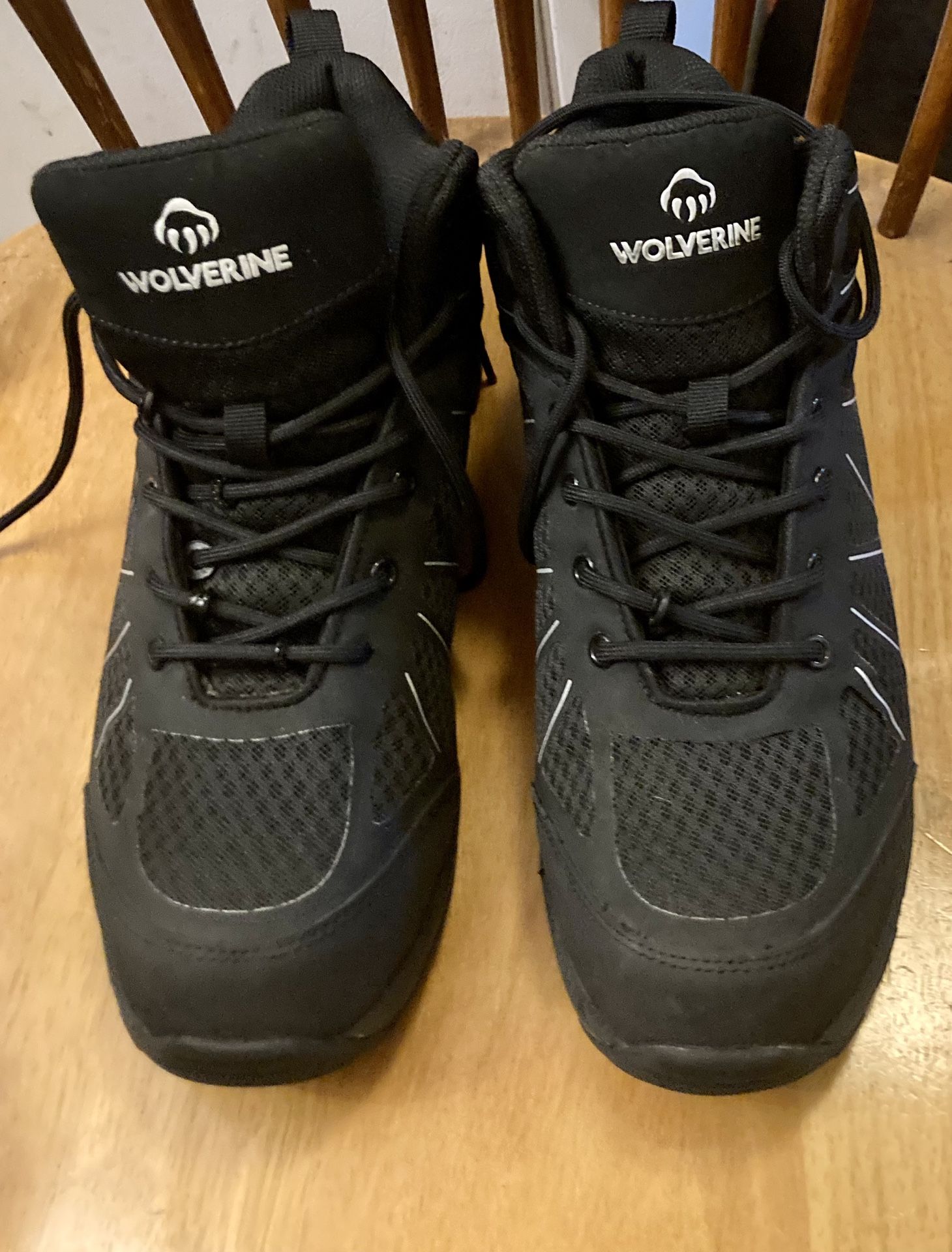 Wolverine Men Work Boots Black Size 9 EW