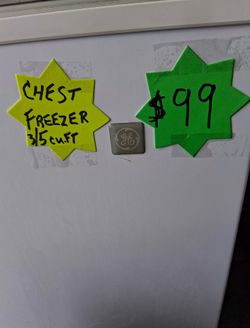$99*Ge Chest freezer free delv