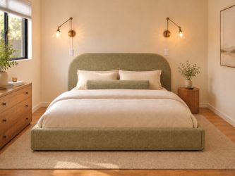 Brand New Bed Curved Headboard