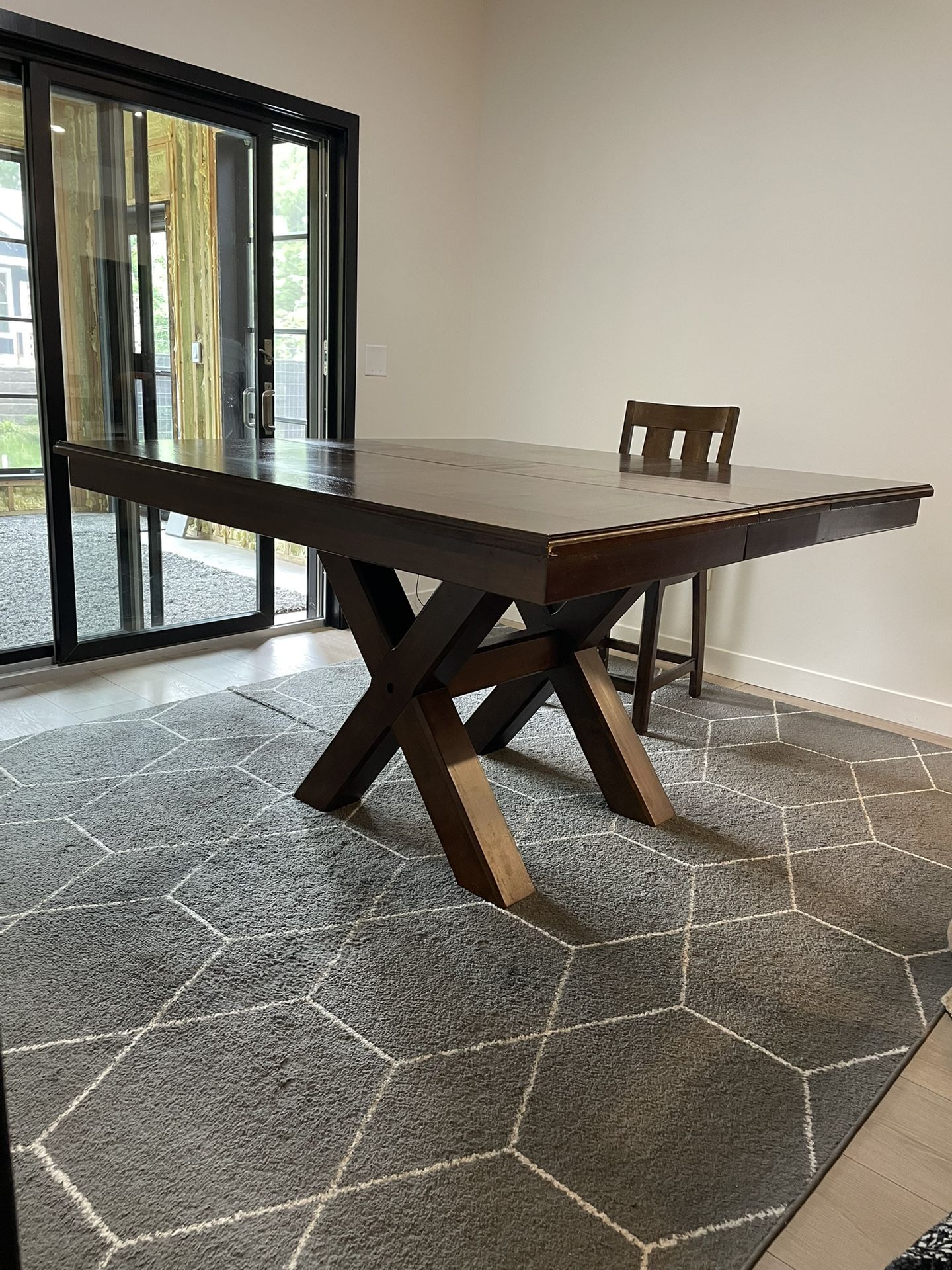 Counter Height Wood Table
