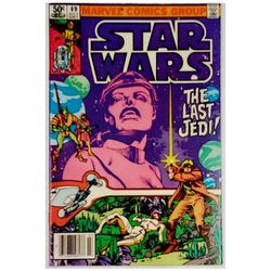 STAR WARS #49 COMIC BOOK, "THE LAST JEDI", MARVEL COMICS 1981, MOVIE!