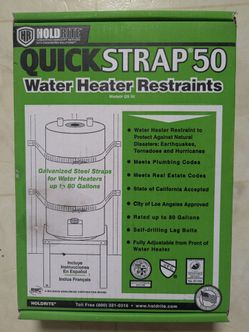 Water heater straps