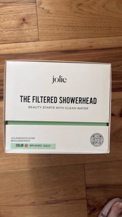 Jolie The Filtered Shower Head Brushed Gold Brand New