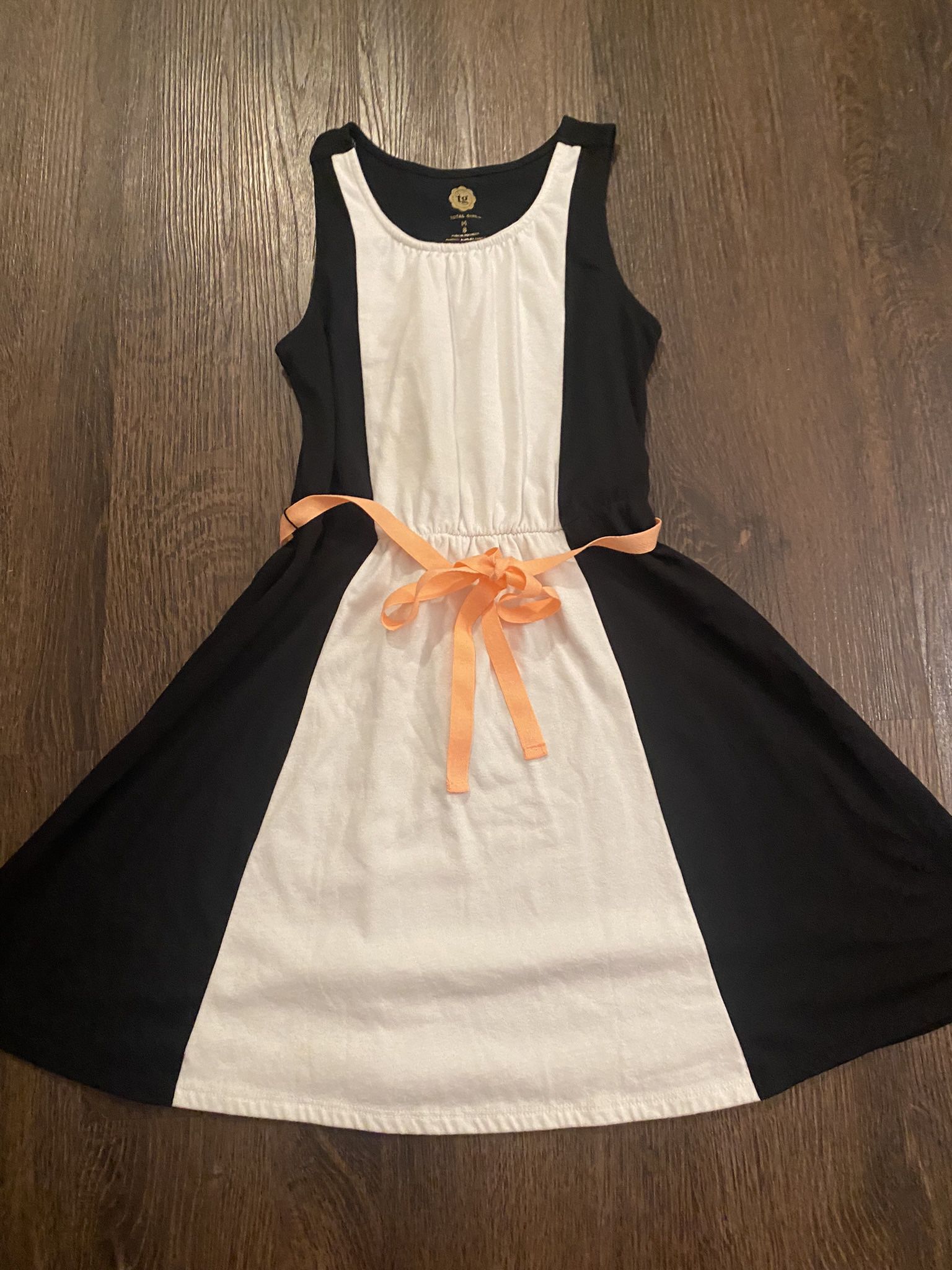 Girls Black And White Dress Size 8 By Total Girl #11