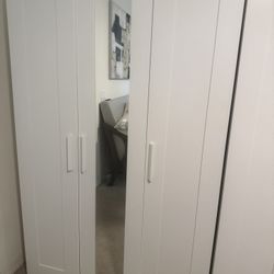 Two Wardrobe Closets 