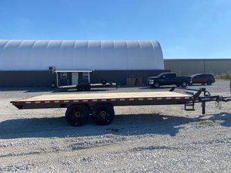 102" X 20' STRAIGHT DECK TRAILER 16K GVWR