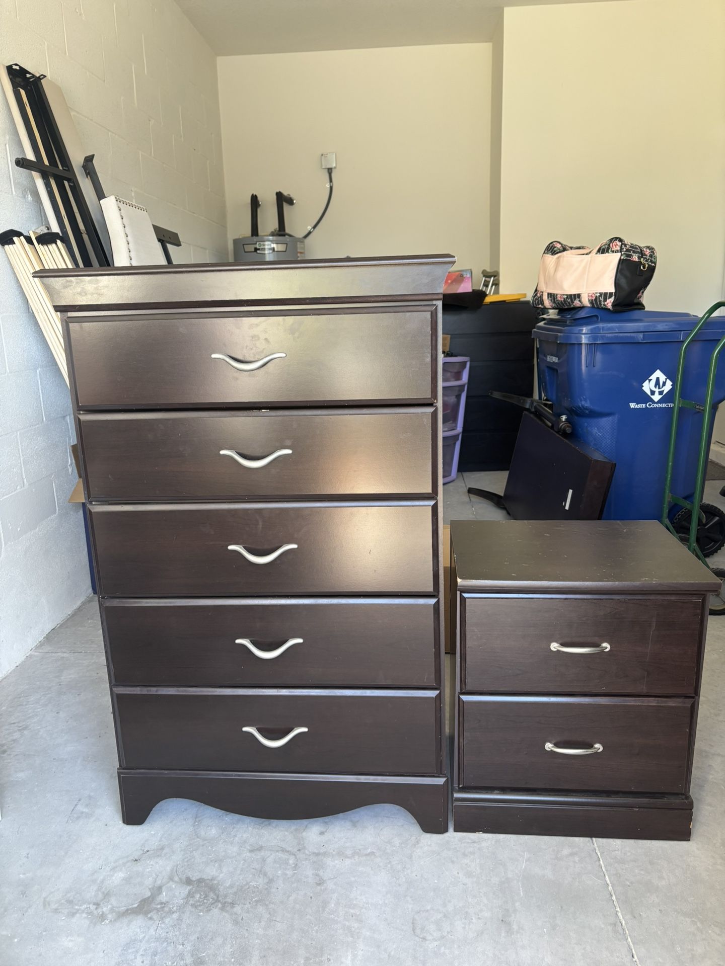 Tall Dresser And Matching Nightstand