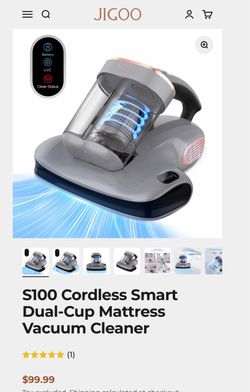 Smart Dual Cup Mattress Vacuum Cleaner