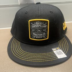 Brand New CAT caterpillar Flat Bill Hat 