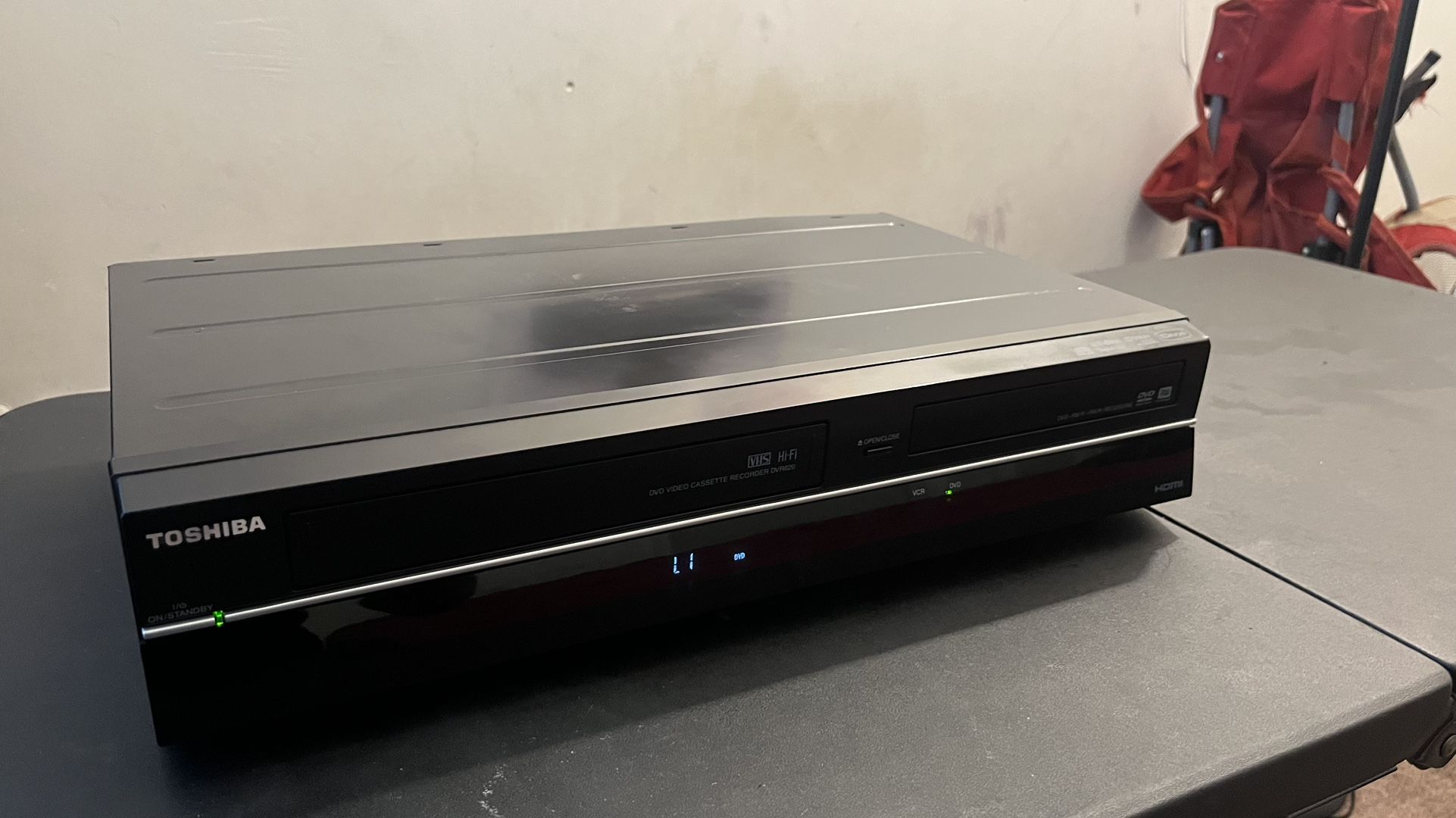 🎥 Toshiba VHS to DVD Recorder VCR Combo w/ Remote & HDMI – Preserve Memories!
