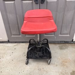 Whiteside Manufacturing Heavy Duty Adjustable Rolling Garage Creeper Seat
