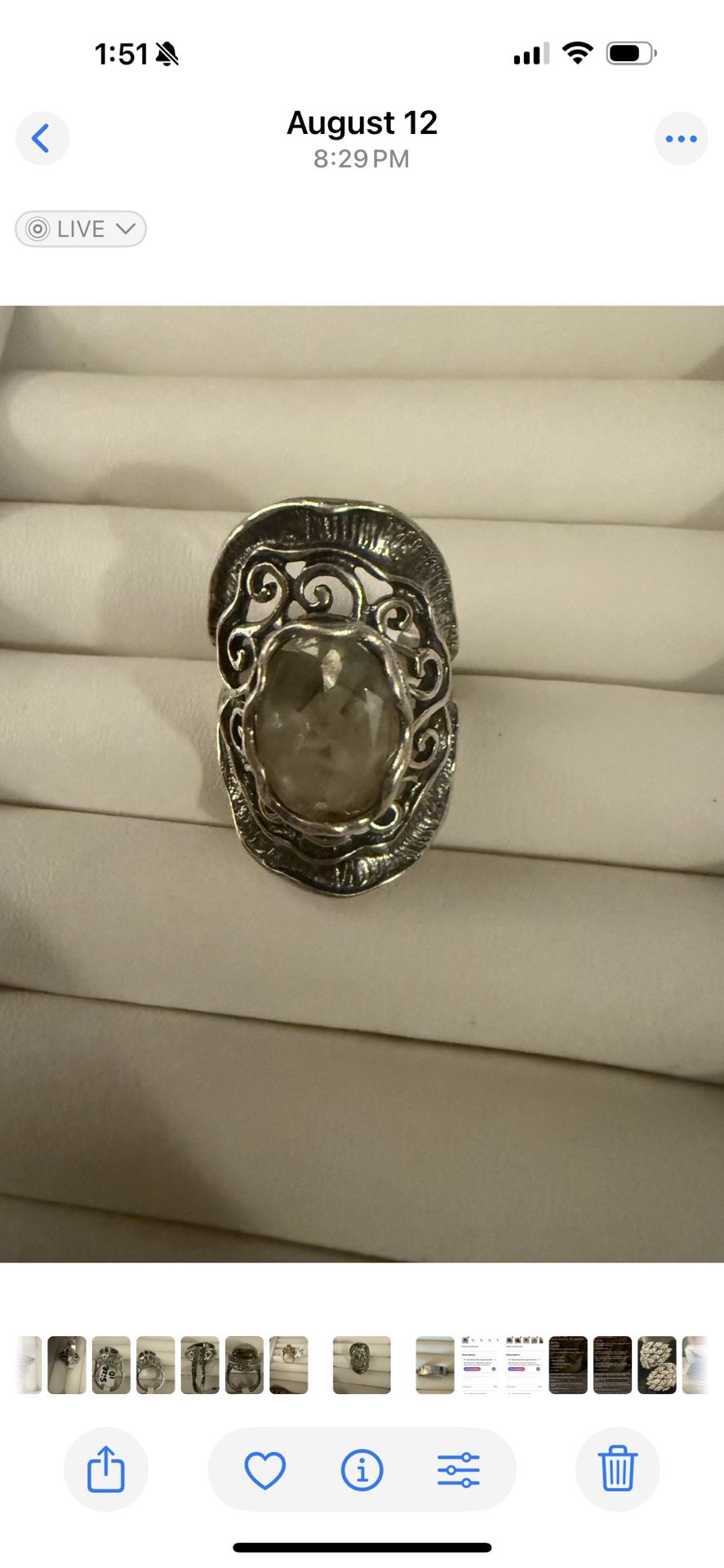 Gorgeous Silver Ring 925
