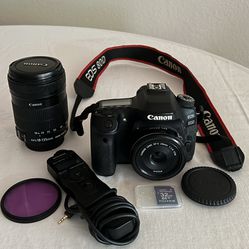 Canon 80D bundle w/ Lens!