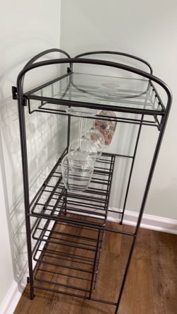 🍷 Elegant 20-Bottle Wine Rack & Bar Storage Station – Excellent Condition 🍷