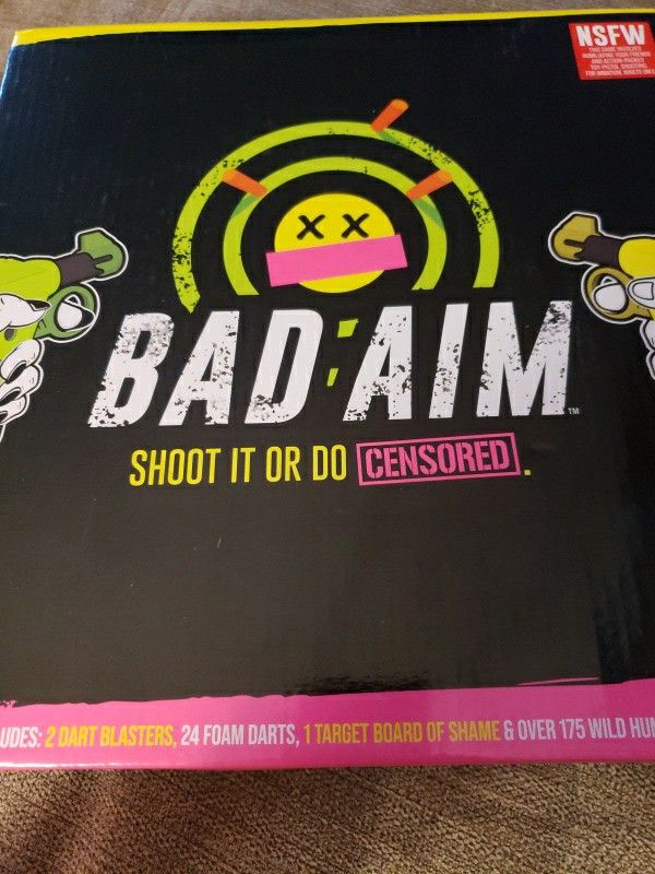 Bad Aim Shoot Or Do it Censored Adult Game - New in Box
