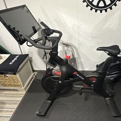 Peloton Bike With Shoes & Accessories Like New