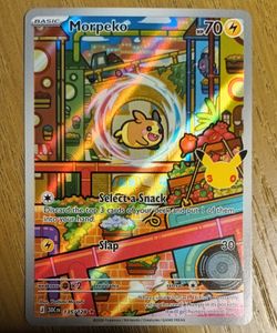Morpeko 135/128 Holo Rare Pokémon Card