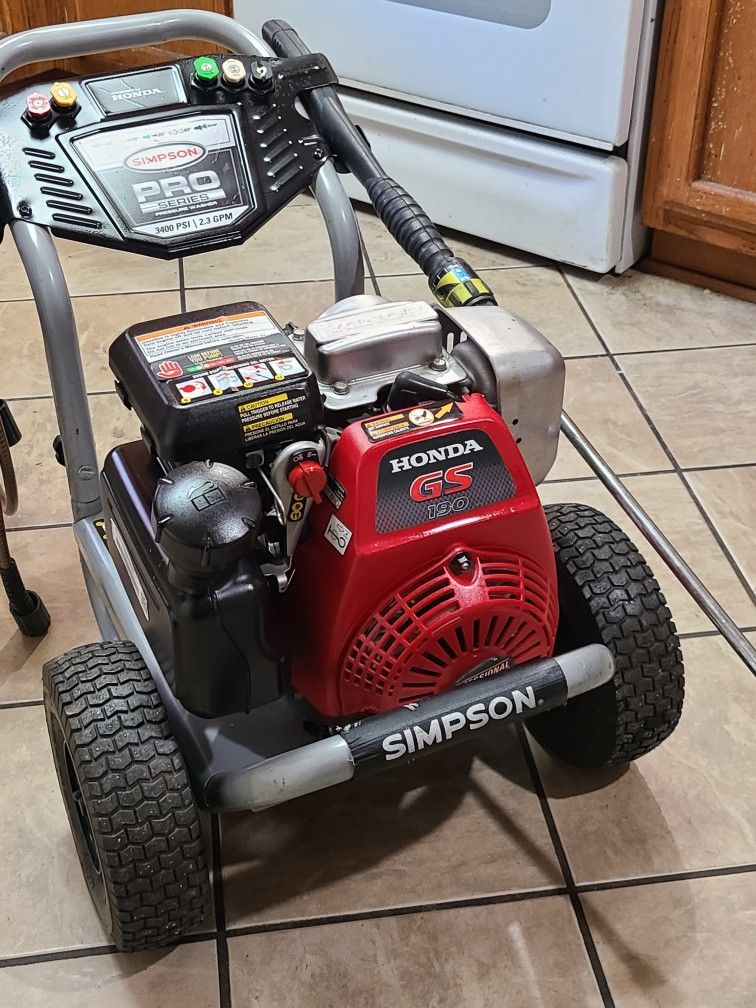 HONDA GS190 3400PSI PRO SERIES PRESSURE WASHER