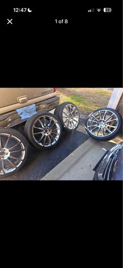 STATUS GOLIATH 22INCH RIMS WITH TIRES / TIRE SIZE 265/35 R22 102 W