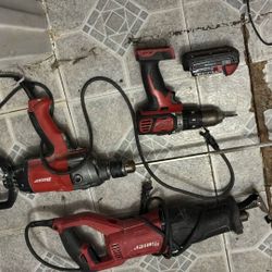Milwaukee Hammer Drill … Bauer Heavy Duty Drill/mixer Power Cord An  Rocatingsaw  Power Cord