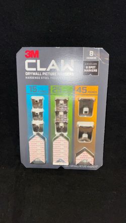 3M CLAW drywall hooks set of 8