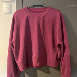 Lulu Lemon Pink/Red Athletic Sweater