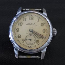 Vintage Orvin P.190 Manual 7 Jewels Sub Dial 31mm Watch FOR PARTS OR REPAIR