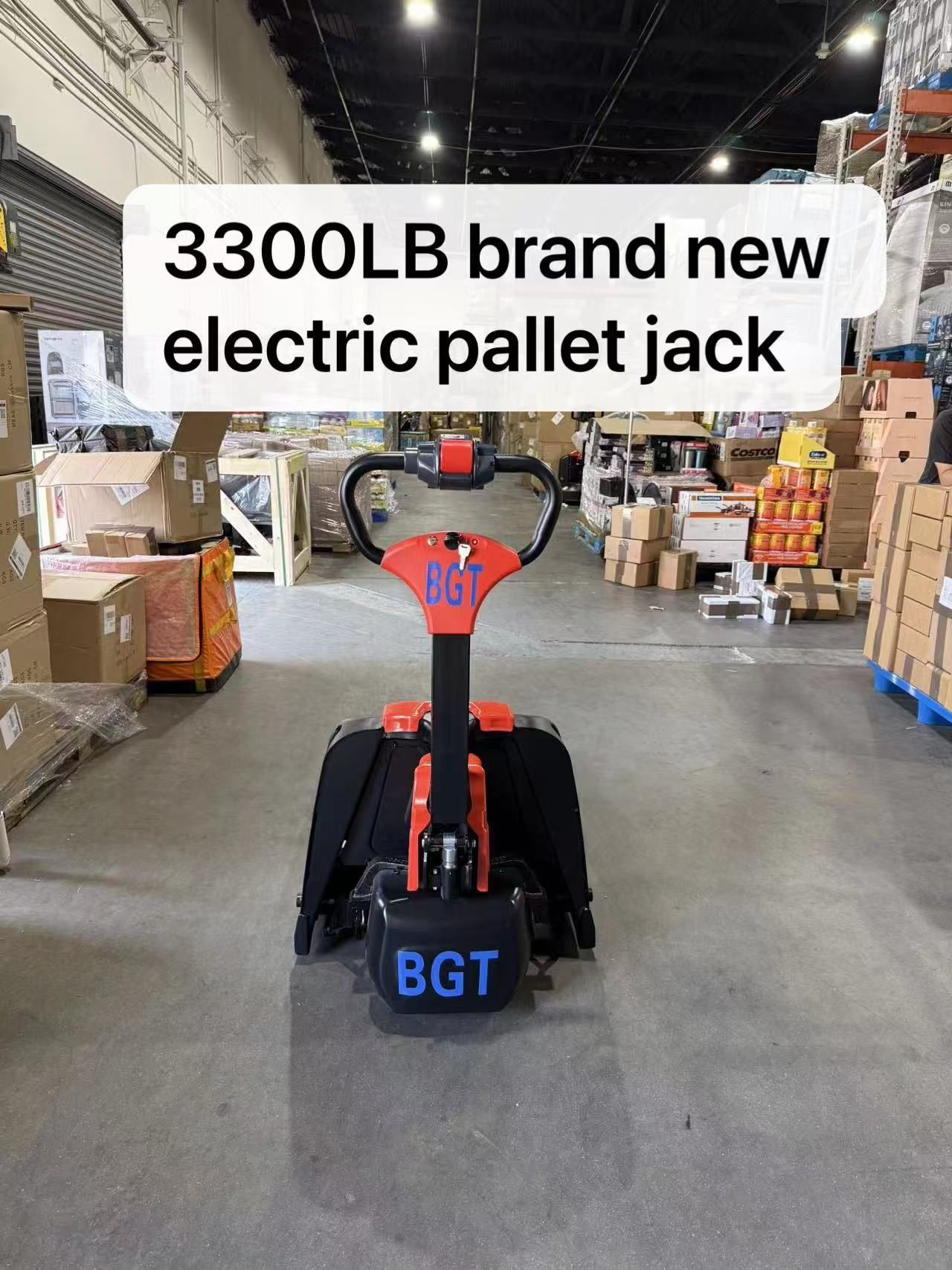 3300lb Brand New Electric Pallet Jack
