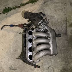 Honda Civic K24a Manifold Water Pump Oil Pan Header Alt 