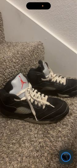Jordan’s five, black, size is 7.
