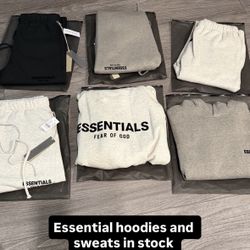 Essentials hoodies and sweatpants 