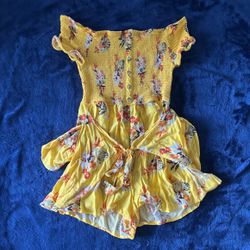 Women’s Yellow Romper