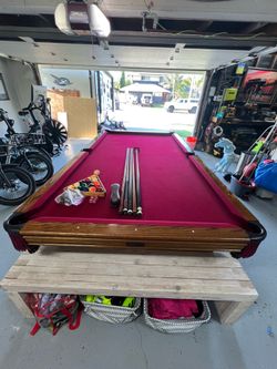 9 Ft Slate Pool Table