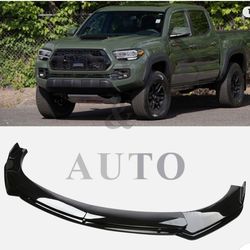 Lower Front Bumper Lip Spoiler Splitter Body Kit Black For Toyota tacoma