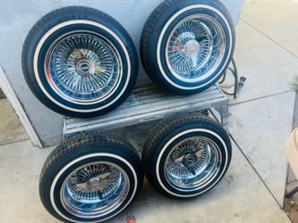 13x7 Luxor wire wheels - quality chrome